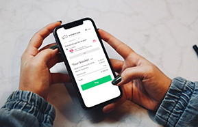 In your mobile app.
